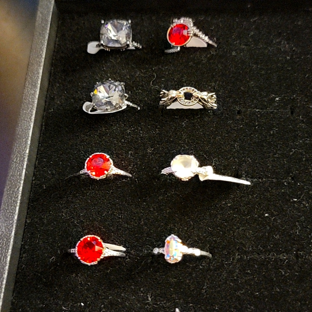 Fragrant Jewels sterling rings size 9